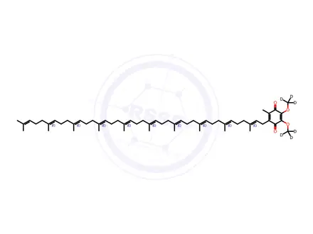 Chemical structure of Coenzyme Q10-d6