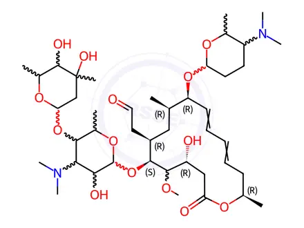 Chemical structure of Spiramycin