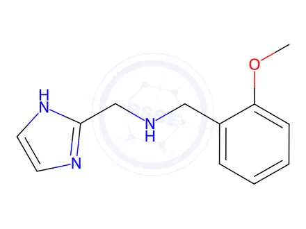 Chemical structure of N-((1H-imidazol-2-yl)methyl)-1-(2-methoxyphenyl)methanamine