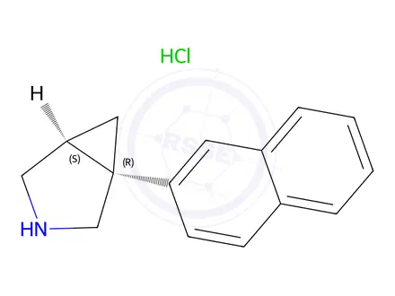 Chemical structure of Centanafadine Hydrochloride