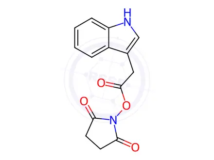 Chemical structure of Indoleacetic acid-Osu