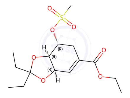 Chemical structure of Oseltamivir Impurity 339