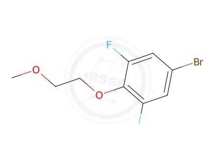 Chemical structure of 5-Bromo-1,3-difluoro-2-(2-methoxyethoxy)-benzene