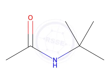 Chemical structure of N-tert-Butylacetamide