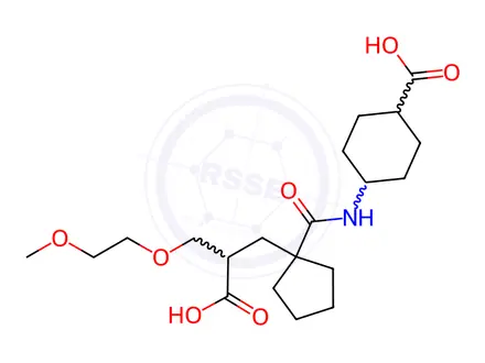 Chemical structure of Candoxatrilat Impurity 1
