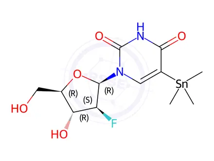Chemical structure of Uracil Impurity 157