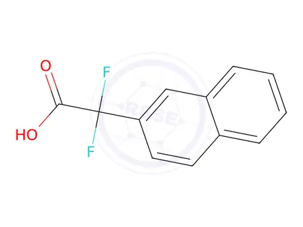 Chemical structure of 2,2-Difluoro-2-(naphthalen-2-yl)acetic acid