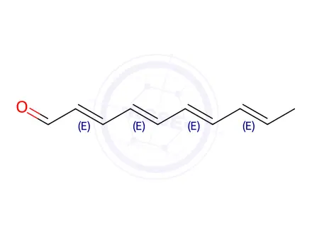 Chemical structure of Deca-2,4,6,8-tetraenal