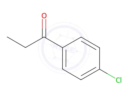 Chemical structure of 4'-Chloropropiophenone