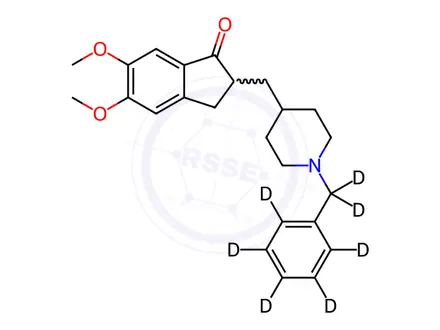 Chemical structure of Donepezil-d7