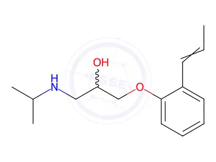 Chemical structure of Alprenolol EP Impurity C