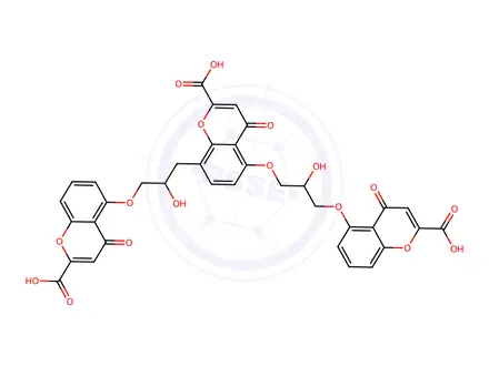 Chemical structure of Sodium Cromoglicate Impurity 26