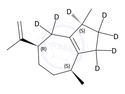 Chemical structure of α-Guaiene-D7