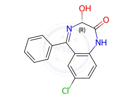 Chemical structure of Oxazepam Impurity 56