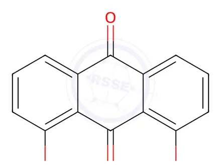 Chemical structure of 1,8-Diphenoxyanthracene-9,10-dione