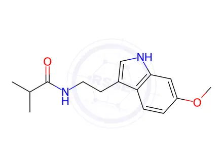 Chemical structure of N-(2-(6-Methoxy-1H-indol-3-yl)ethyl)isobutyramide