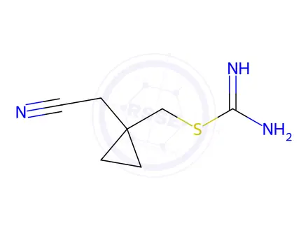 Chemical structure of [1-(Cyanomethyl)cyclopropyl]methyl carbamimidothioate