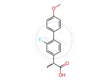 Chemical structure of 4’-Methoxy Flurbiprofen