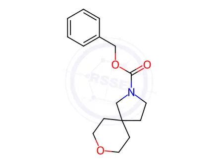 Chemical structure of benzyl 8-oxa-2-azaspiro[4.5]decane-2-carboxylate