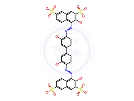 Chemical structure of Direct Blue 80 Monomer