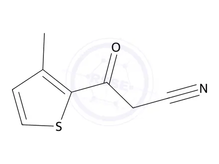 Chemical structure of 3-(3-Methyl-2-thienyl)-3-oxopropanenitrile