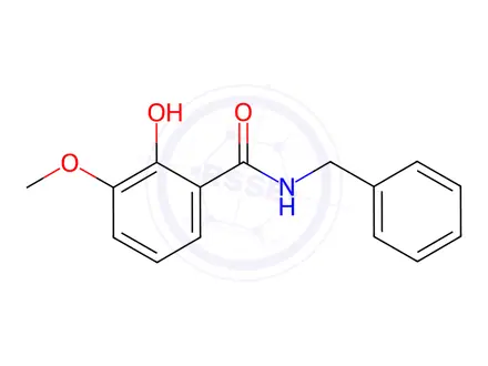 Chemical structure of n-Benzyl-2-hydroxy-3-methoxybenzamide