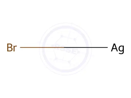 Chemical structure of Silver Bromide