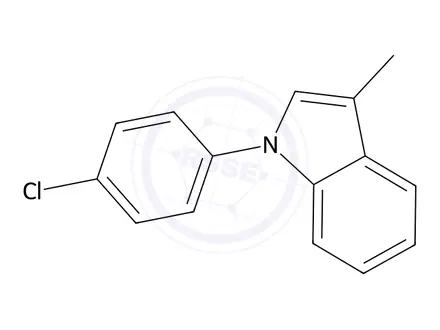 Chemical structure of 1-(4-Chlorophenyl)-3-methyl-1H-indole