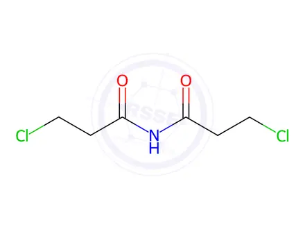 Chemical structure of 3-Chloro-N-(3-chloro-1-oxopropyl)propanamide