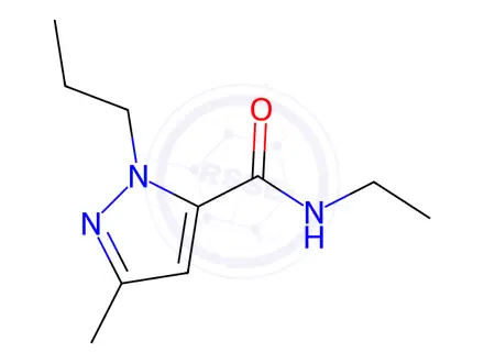 Chemical structure of N-ethyl-3-methyl-1-propyl-1H-pyrazole-5-carboxamide