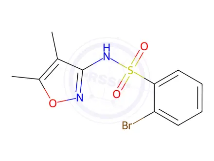 Chemical structure of 2-broMo-N-(4,5-diMethylisoxazol-3-yl)benzenesulfonaMide
