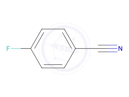 Chemical structure of p-Fluorobenzonitrile
