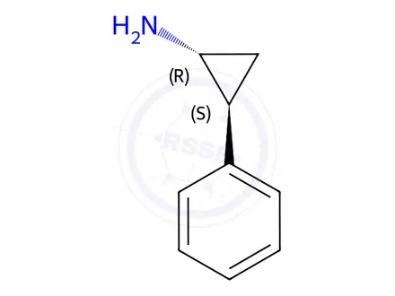 Chemical structure of (-)-Tranylcypromine Impurity 2 Monomer