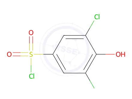Chemical structure of 3,5-Dichloro-4-hydroxybenzenesulfonyl Chloride