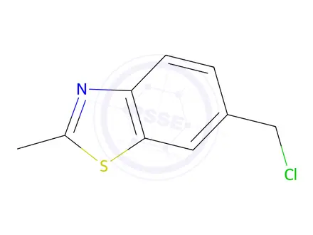 Chemical structure of 6-(Chloromethyl)-2-methylbenzo[d]thiazole