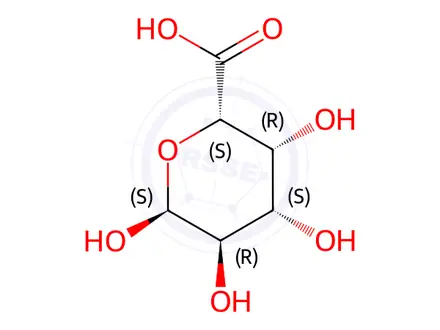 Chemical structure of Sodium Glucuronic Acid Impurity 69 (α-D-Galacturonic Acid)