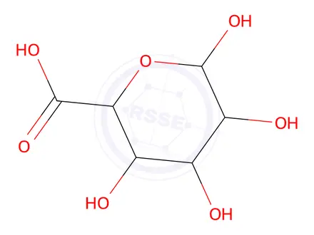 Chemical structure of Sodium Glucuronic Acid Impurity 67 (Hexopyranuronic Acid)