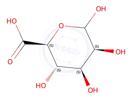 Chemical structure of Mannose Impurity 41 (D-Mannuronic Acid)