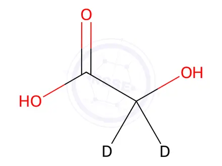 Chemical structure of Glycolic-2,2-d2 Acid