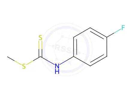 Chemical structure of N-(4-Fluorophenyl)(methylsulfanyl)carbothioamide