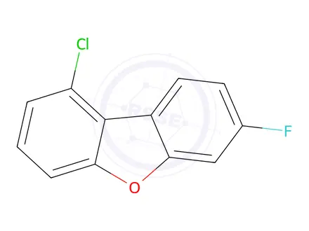 Chemical structure of 1-Chloro-7-fluorodibenzo[b,d]furan