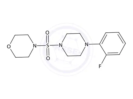 Chemical structure of 4-((4-(2-Fluorophenyl)piperazin-1-yl)sulfonyl)morpholine