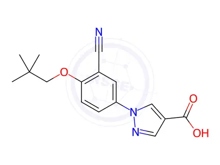 Chemical structure of Piraxostat