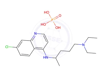 Chemical structure of Chloroquine Phosphate