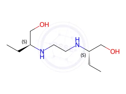 Chemical structure of Ethambutol