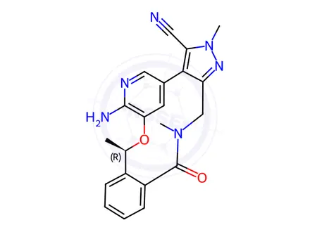 Chemical structure of Lorlatinib Impurity 25