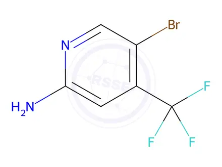 Chemical structure of 2-AMINO-5-BROMO-4-TRIFLUOROMETHYLPYRIDINE