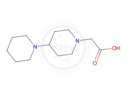 Chemical structure of 2-{[1,4'-Bipiperidine]-1'-yl}acetic Acid
