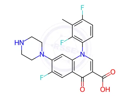 Chemical structure of Temafloxacin Impurity 33