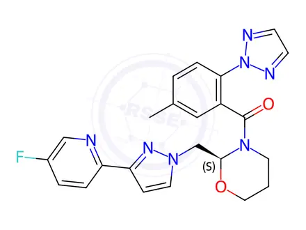 Chemical structure of Vornorexant